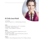 10. Zofia Anna Olesik / 11. Ogólnopolski Konkurs Skrzypcowy im. Z. Jahnkego 2025