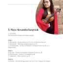 5. Maya Alexandra Kasprzak / 11. Ogólnopolski Konkurs Skrzypcowy im. Z. Jahnkego 2025