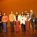 Candidates with Maestro Maxim Vengerov after the hearings. 