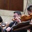 The great stradivari trio: Alena Baeva, Maxim Vengerov, Agata Szymczewska. / Antoni Hoffmann