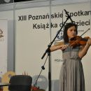 Na skrzypcach pięknie zagrała kaprysy H. Wieniawskiego i N. Paganiniego Celina Kotz / KKU