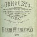 Second concerto op. 22, strona tytułowa pierwodruku / title page of the first edition 