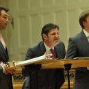 The King's Singers. Od lewej/from left: David Hurley, Timothy Wayne-Wright, Paul Phoenix, Christopher Bruerton. / fot. T. Boniecki (04.06.2013)