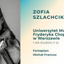 Zofia Szlachcikowska, I etap 